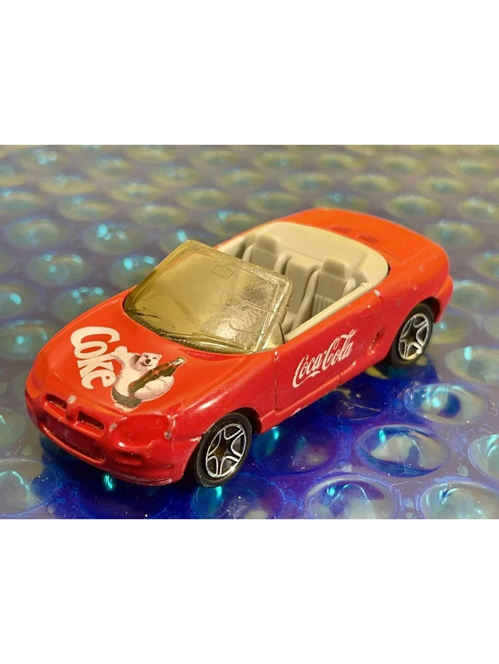 M-Vintage 1997 MATCHBOX 1/56 Red Coca Cola Coke MGF 1.8i Convertible